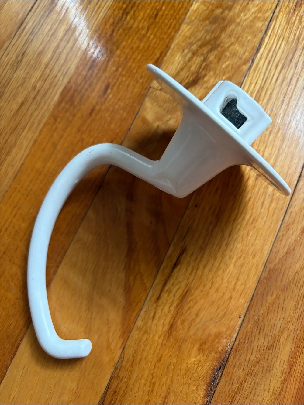 White Dough Hook & Stainless Steel Wire Whip - Mixer Attachments